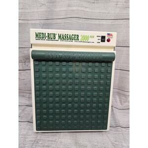 Medi-Rub Foot Massager 2000 Plus MR-3F 2 Speed Vibrating Therapeutic Circulation